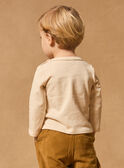 T-shirt a maniche lunghe con leone MAACHILE / 25E1BG71TML114