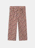 Pink copper PANTS LOIPLETTE / 24H2PFU1PANK007