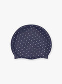 Cuffia da piscina navy a pois bianchi FRYBONETTE / 23E4PFL1D4Y070