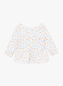 Costume t-shirt ecrù con stampa a fiori KITIANA / 24E4BFG1TUV001