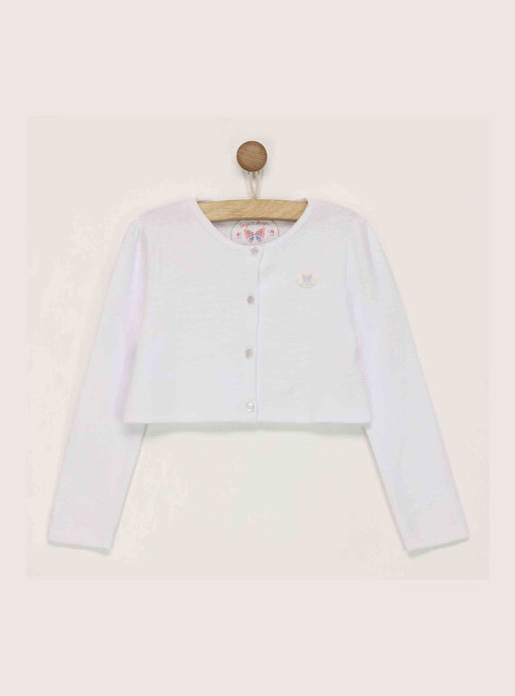 Cardigan bianco RUBIVETTE / 19E2PFF2CAR001