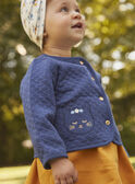 Cardigan navy in tubique GAELODIE / 23H1BF92CAR070