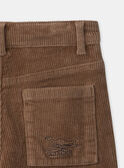 Brown PANTS LALERAGE / 24H3PGS2PANI820
