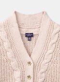 Cardigan rosa LICHENETTE / 24H2PFK1CARD319