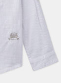 Camicia a righe con ricamo KREBICAGE / 24E3PGL2CHM000