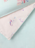 Parure da letto turchese e rosa motivo sirena TIPARURSIR2 / 20EZEN71PLR213
