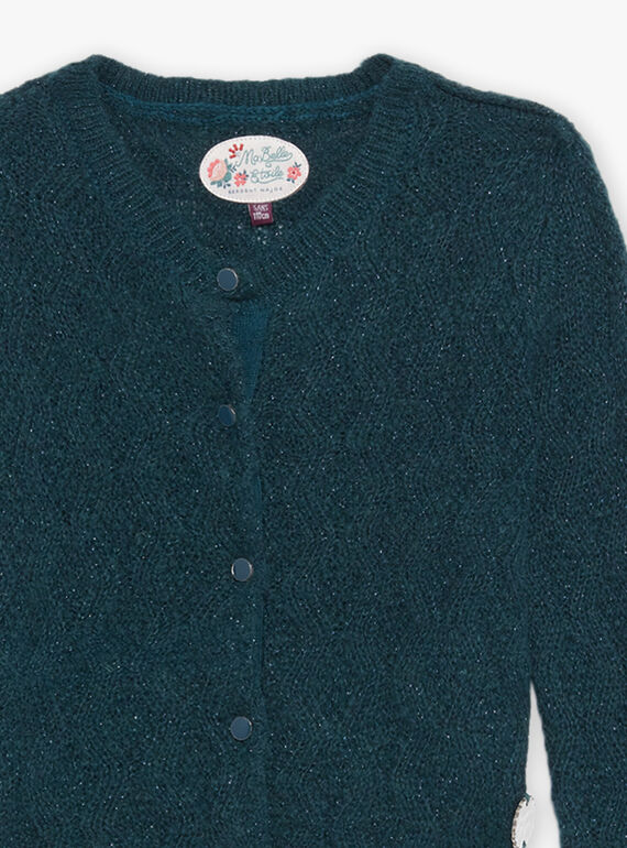 Cardigan in maglia fantasia DUICAETTE / 22H2PFZ1CARG633