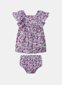 Abito e bloomer con stampa floreale e maniche con volant per neonata NAAMELIE / 25H1BFJ2ROB002