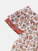Abito patchwork color terracotta KANORA / 24E1BFE1ROB001