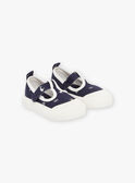Sneakers aperte navy con stampa fantasia FIBASKET / 23N10BG31D16070