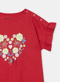 T-shirt con cuore e borsetta KLARINETTE / 24E2PFN3TMCF503