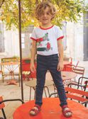 T-shirt con motivi dinosauri in bicicletta FEMIAGE / 23E3PGB1TMC001