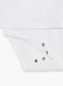 Body T-shirt con ricami fiori FANELLY / 23E1BFN1BOD001