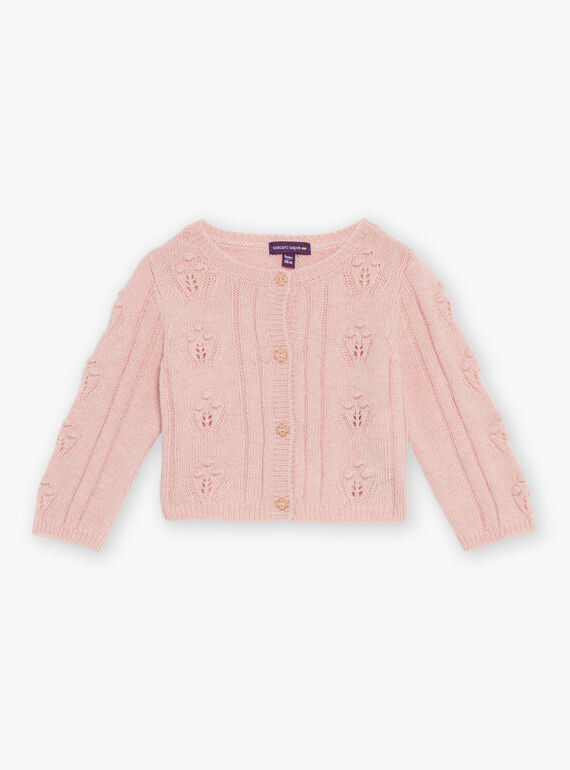 Cardigan a maniche lunghe con maglia traforata DATAMY / 22H1BFZ1CAR301