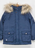 Greyish blue Parka PESCAGE / 18H3PGG3PAR205