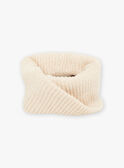 Scaldacollo beige in maglia FRASNOETTE / 23E4PF51SNO808