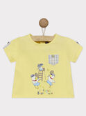 T-shirt maniche corte gialla RYDENIS / 19E1BGS1TMC106