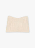 Scaldacollo beige in maglia FRASNOETTE / 23E4PF51SNO808