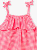 Pagliaccetto Vichy rosa ZASUZY / 21E1BFU1CBLD311
