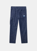 Pantaloni cargo blu KLASTAGE / 24E3PGN1PANP269