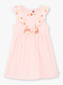 Abito rosa senza maniche ricamato bambina TAYEKETTE / 20E2PFZ5ROB312