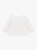Costume t-shirt ecrù con stampa a fiori KITIANA / 24E4BFG1TUV001