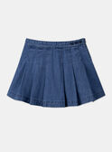 Gonna in denim blu a pieghe LEJUPETTE / 24H2PFJ1JUPP272
