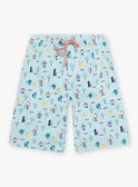 Pigiama arancione e blu con motivi mostri bambino CAMONAGE / 22E5PG56PYJ400