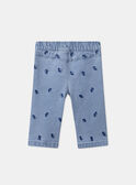 Pantaloni con ricamo a fiori MADIANE / 25E1BF81PANP272