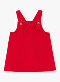 Abito scamiciato rosso ricamato ZAASTRID / 21E1BFJ1CHSF505