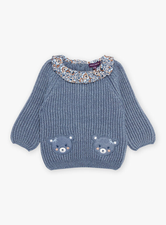 Maglia blu-grigio DAROMY / 22H1BFY1PULC206