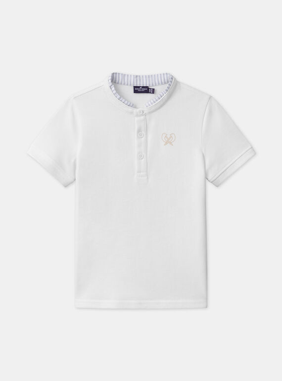 Polo écru MREPOLAGE / 25E3PGL1POL632