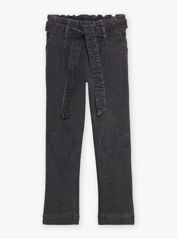 Jeans grigi con motivi cuori DRIPAETTE / 22H2PFX1JEAK004