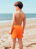 Shorts da bagno arancioni con motivo magico  MRUMOUAGE / 25E4PGC7MAIE405