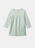 Camicia da notte in ciniglia con coniglio LUIMIETTE / 24H5PF32CHNG632