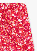 Shorts fucsia con stampa a fiori bambina CAUSHOETTE 1 / 22E2PFT3SHO304