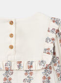 Blusa con volant e motivo a fiori KIBLETTE / 24E2PFC1CHE114