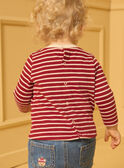 T-shirt a maniche lunghe a righe LASAMUEL / 24H1BGR1TML501