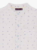 Camicia bianca e blu stampa bicicletta bambino TYWOLAGE / 20E3PGZ2CHM000