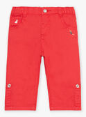 Pantaloni in tubique rossi FAKIAN / 23E1BGC2PAN410