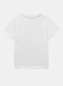T-shirt con stampa dinosauri écru KITIAGE / 24E3PGC1TMC632