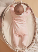 Tutina rosa chiaro in velluto LORETTE / 24H0NF11GRED322