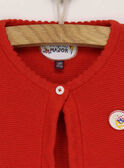 Cardigan rosso RAFULIETTE / 19E2PFC1CARF505