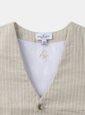 White WAISTCOAT MREGILAGE 2 / 25E3PGL1GSMA016