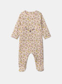 Tutina in tessuto felpato a fiori MEAMELIE / 25E5BFF3GRE413